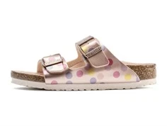 Birkenstock Arizona sandal metal med prikker 33 til 35